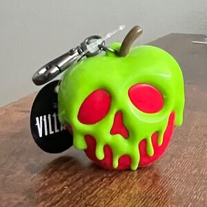 Disney Green and Red Villains Apple Keychain